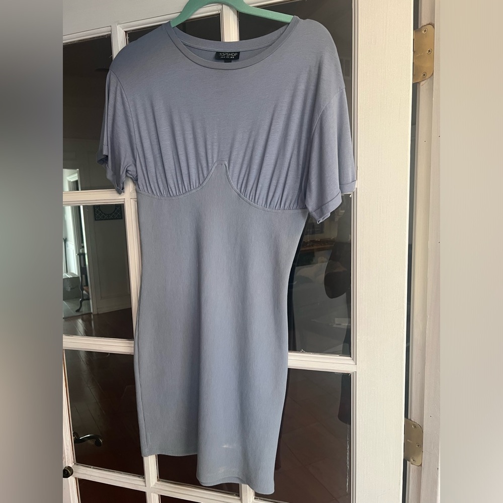 NWOT TopShop Blue Dress